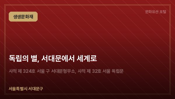 독립의 별, 서대문에서 세계로